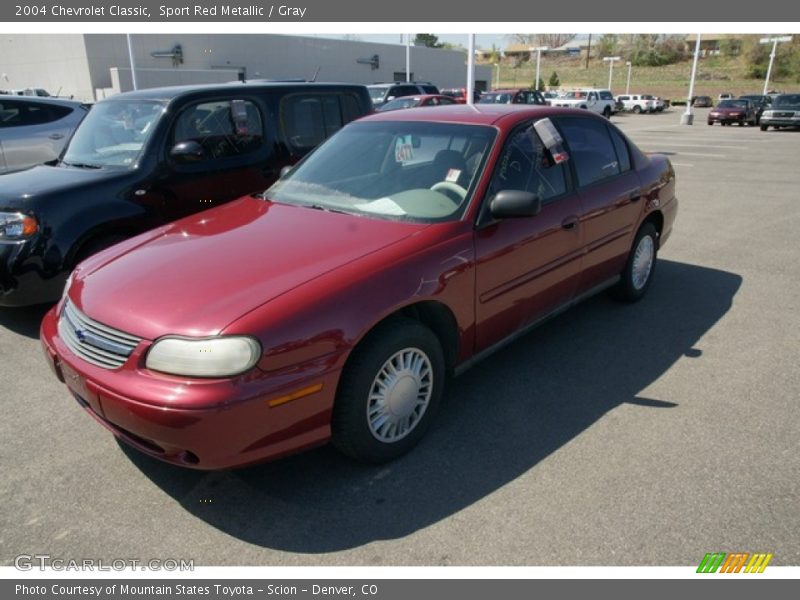 Sport Red Metallic / Gray 2004 Chevrolet Classic