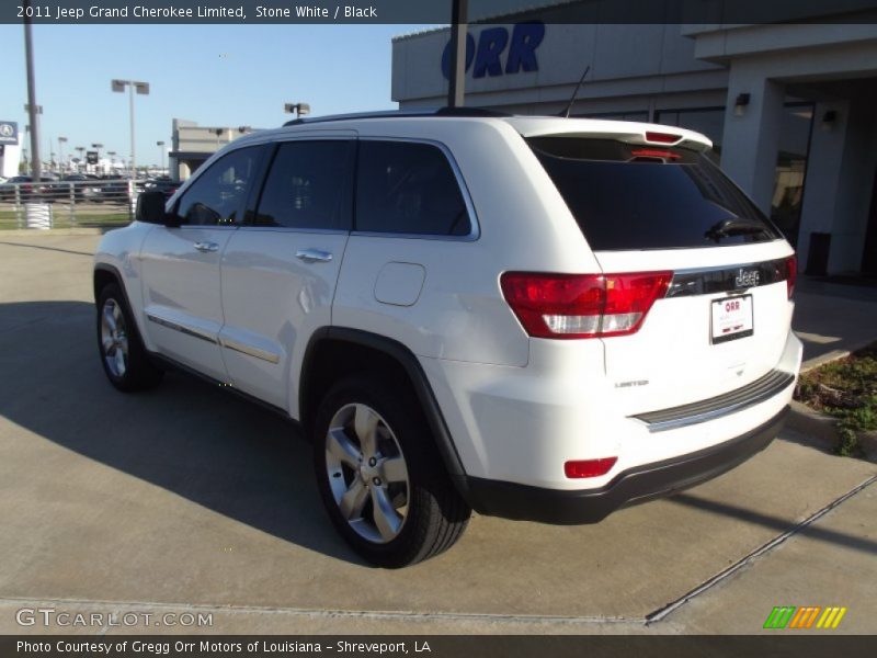 Stone White / Black 2011 Jeep Grand Cherokee Limited