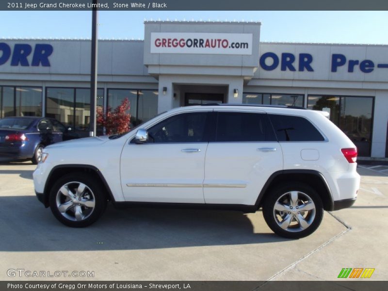 Stone White / Black 2011 Jeep Grand Cherokee Limited