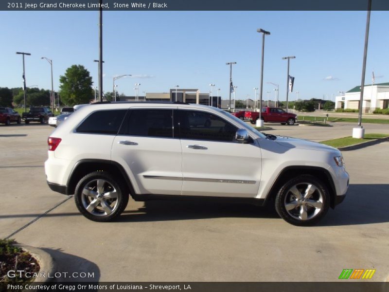 Stone White / Black 2011 Jeep Grand Cherokee Limited