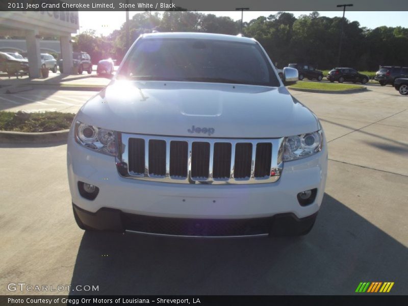 Stone White / Black 2011 Jeep Grand Cherokee Limited