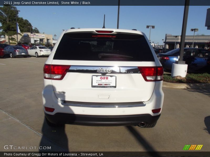 Stone White / Black 2011 Jeep Grand Cherokee Limited
