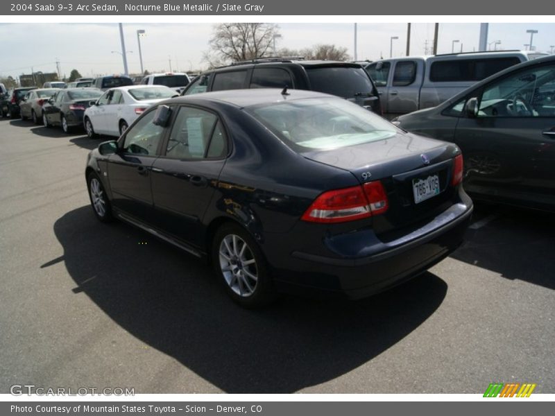 Nocturne Blue Metallic / Slate Gray 2004 Saab 9-3 Arc Sedan