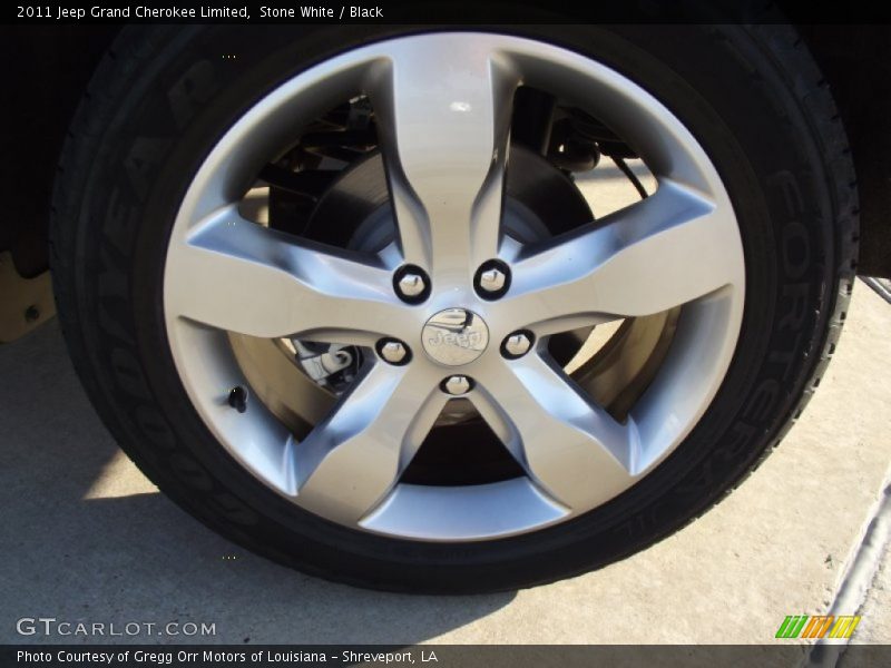 Stone White / Black 2011 Jeep Grand Cherokee Limited
