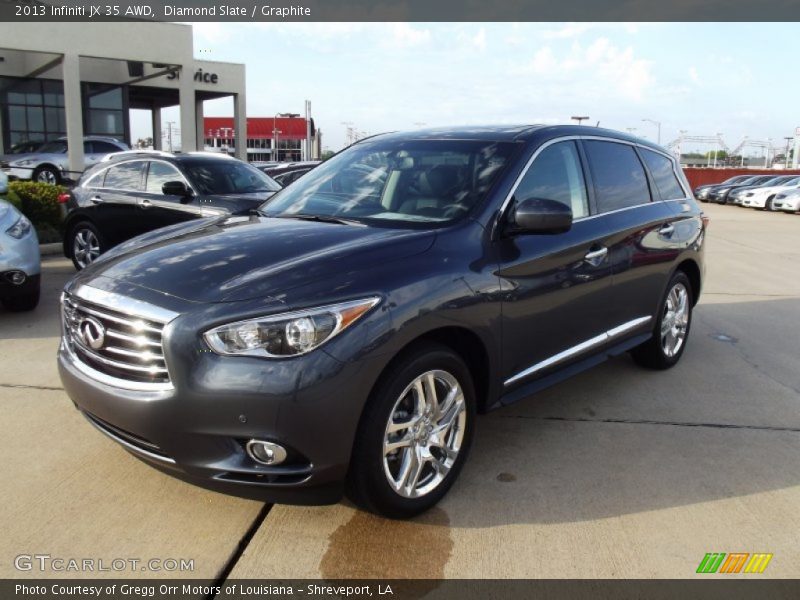 Diamond Slate / Graphite 2013 Infiniti JX 35 AWD