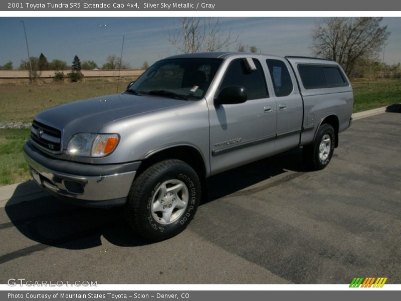 Silver Sky Metallic / Gray 2001 Toyota Tundra SR5 Extended Cab 4x4