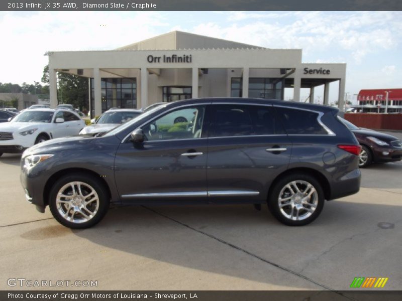 Diamond Slate / Graphite 2013 Infiniti JX 35 AWD