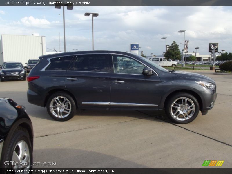 Diamond Slate / Graphite 2013 Infiniti JX 35 AWD
