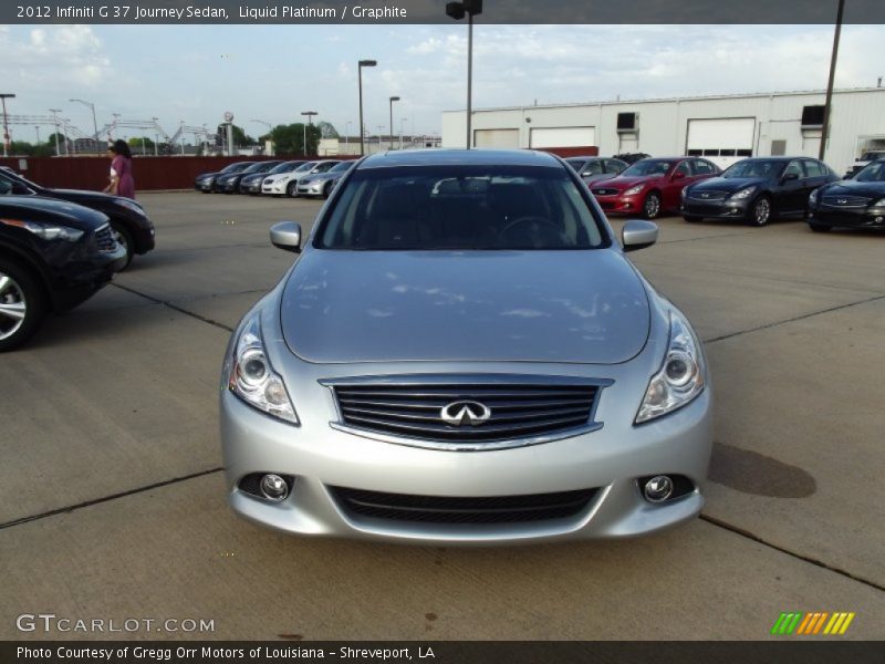 Liquid Platinum / Graphite 2012 Infiniti G 37 Journey Sedan