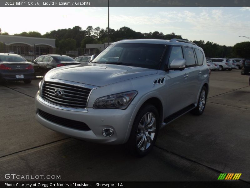 Liquid Platinum / Graphite 2012 Infiniti QX 56
