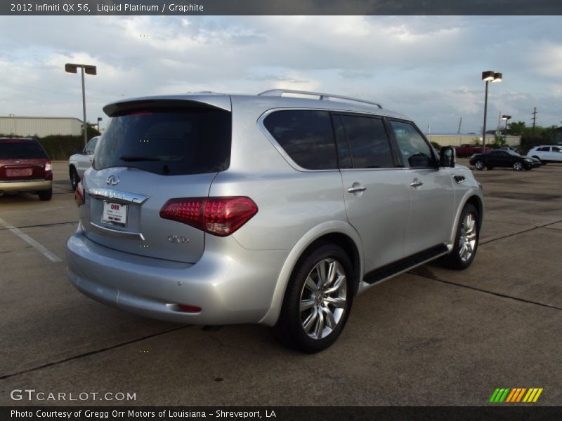 Liquid Platinum / Graphite 2012 Infiniti QX 56