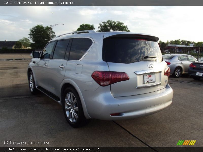 Liquid Platinum / Graphite 2012 Infiniti QX 56