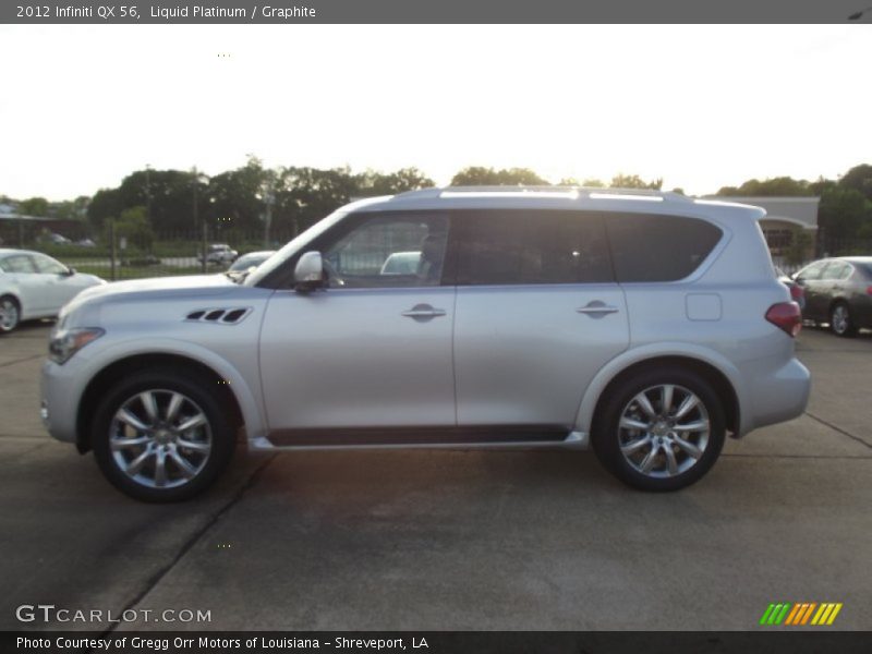 Liquid Platinum / Graphite 2012 Infiniti QX 56