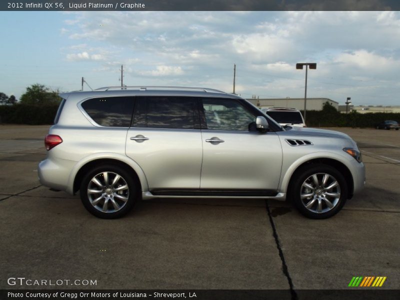 Liquid Platinum / Graphite 2012 Infiniti QX 56