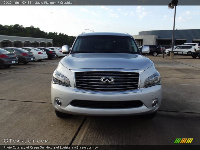 Liquid Platinum / Graphite 2012 Infiniti QX 56