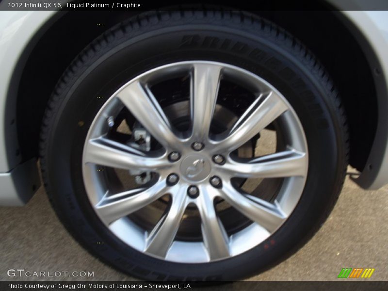 Liquid Platinum / Graphite 2012 Infiniti QX 56