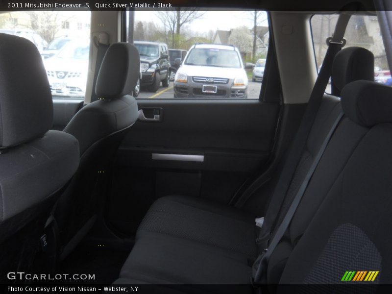 Quick Silver Metallic / Black 2011 Mitsubishi Endeavor LS