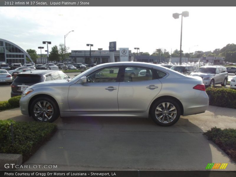Liquid Platinum / Stone 2012 Infiniti M 37 Sedan