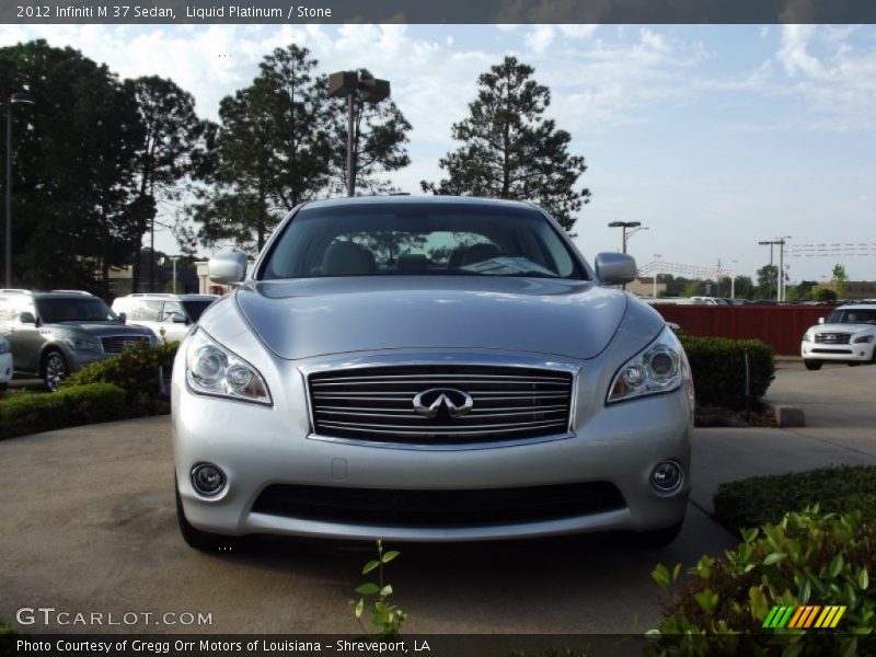 Liquid Platinum / Stone 2012 Infiniti M 37 Sedan