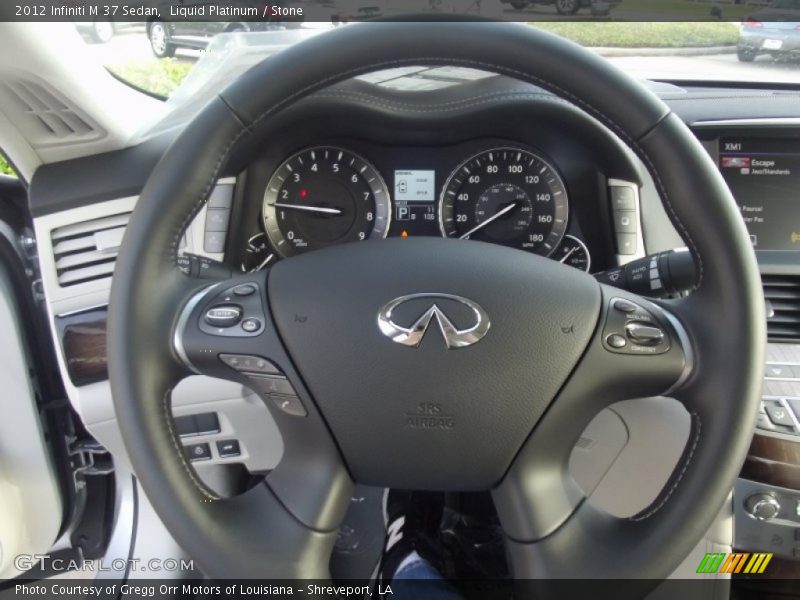 Liquid Platinum / Stone 2012 Infiniti M 37 Sedan