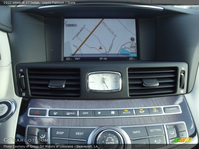 Liquid Platinum / Stone 2012 Infiniti M 37 Sedan