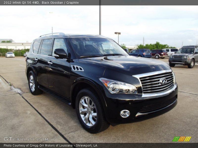 Black Obsidian / Graphite 2012 Infiniti QX 56 4WD