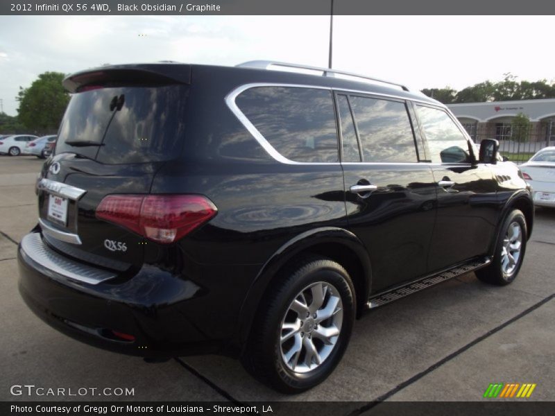 Black Obsidian / Graphite 2012 Infiniti QX 56 4WD