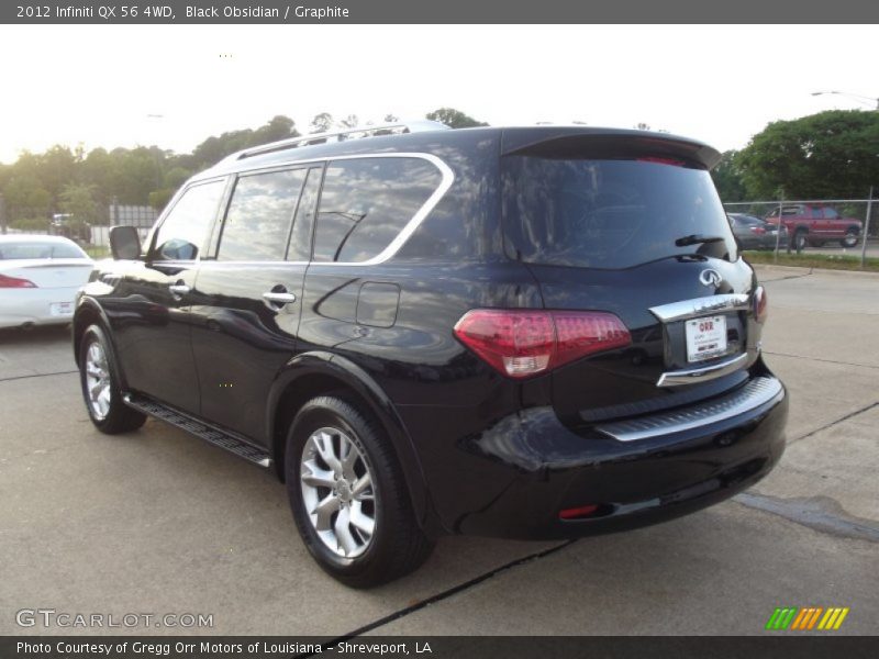Black Obsidian / Graphite 2012 Infiniti QX 56 4WD