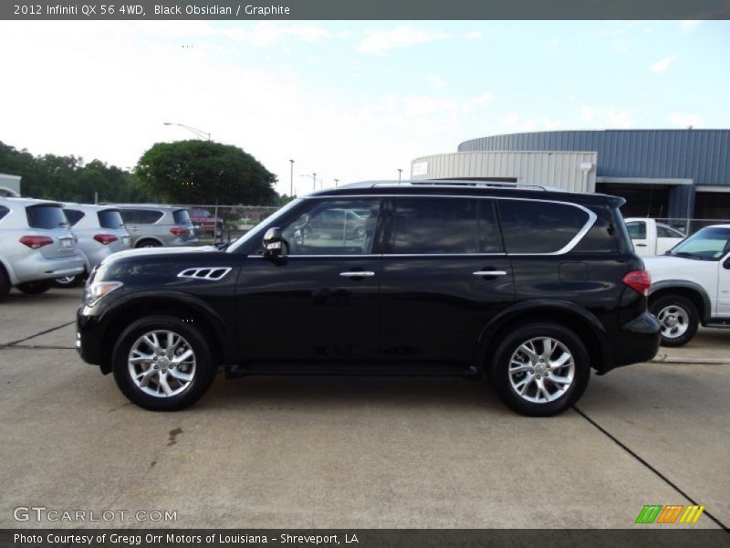 Black Obsidian / Graphite 2012 Infiniti QX 56 4WD