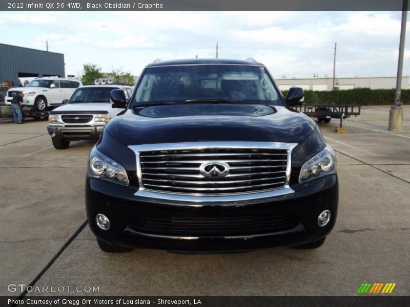 Black Obsidian / Graphite 2012 Infiniti QX 56 4WD