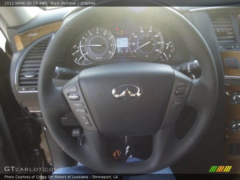 Black Obsidian / Graphite 2012 Infiniti QX 56 4WD