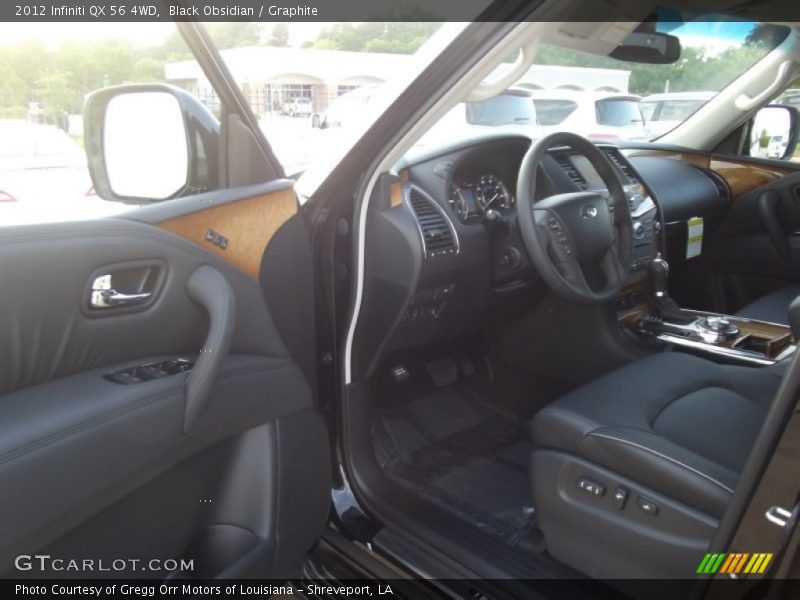 Black Obsidian / Graphite 2012 Infiniti QX 56 4WD