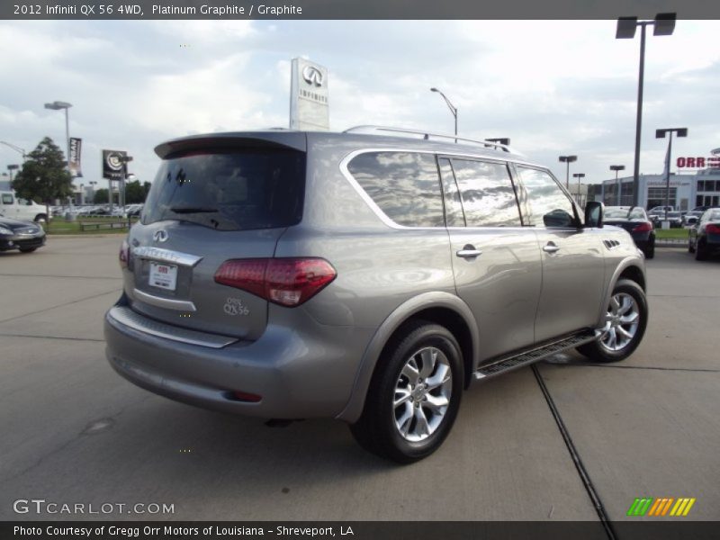 Platinum Graphite / Graphite 2012 Infiniti QX 56 4WD
