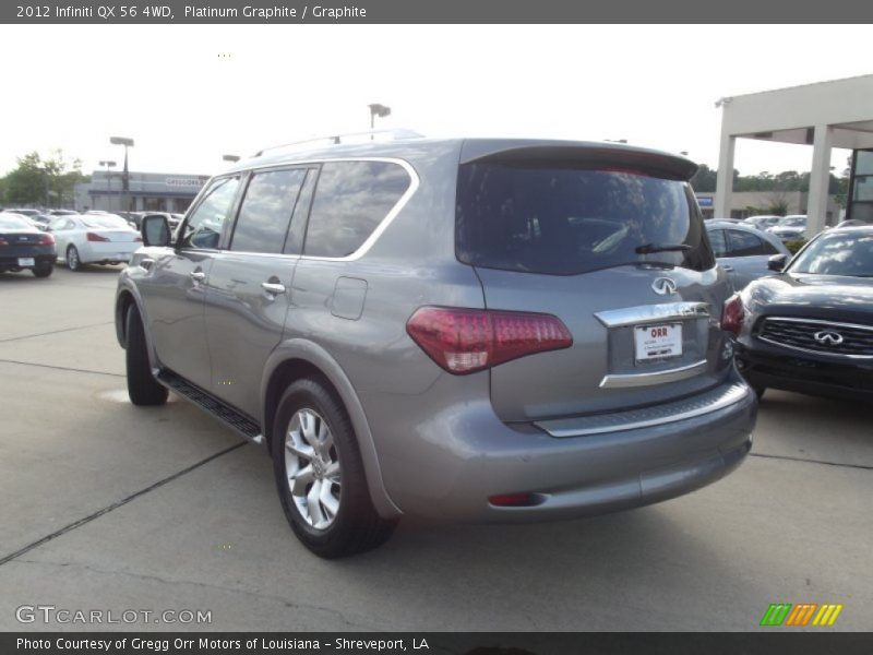 Platinum Graphite / Graphite 2012 Infiniti QX 56 4WD