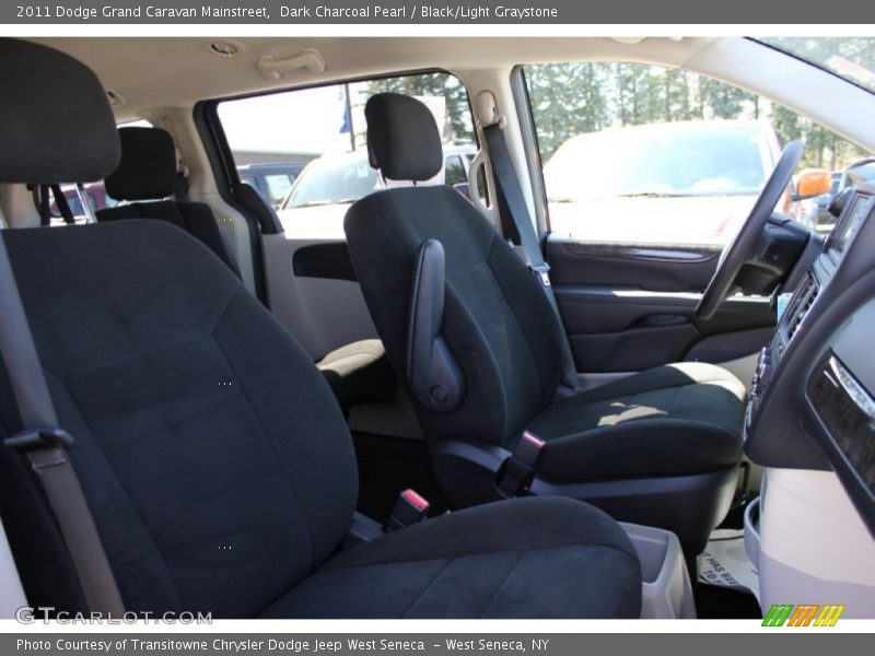 Dark Charcoal Pearl / Black/Light Graystone 2011 Dodge Grand Caravan Mainstreet