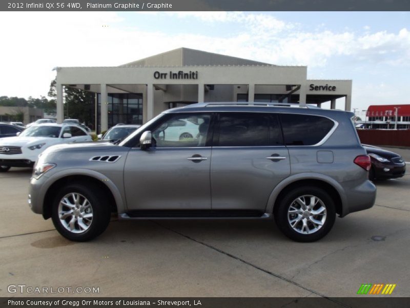 Platinum Graphite / Graphite 2012 Infiniti QX 56 4WD