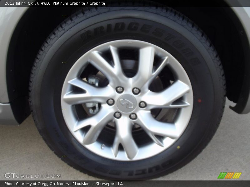 Platinum Graphite / Graphite 2012 Infiniti QX 56 4WD