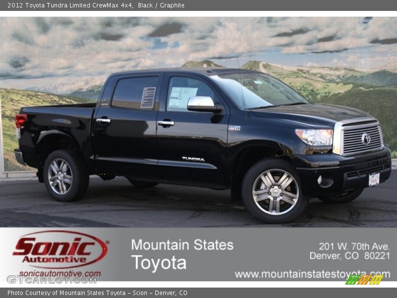 Black / Graphite 2012 Toyota Tundra Limited CrewMax 4x4