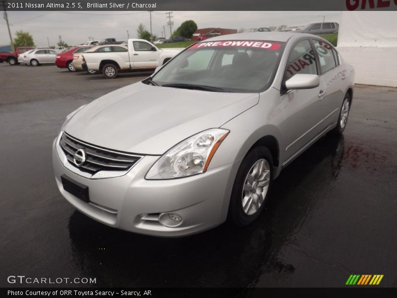 Brilliant Silver / Charcoal 2011 Nissan Altima 2.5 S