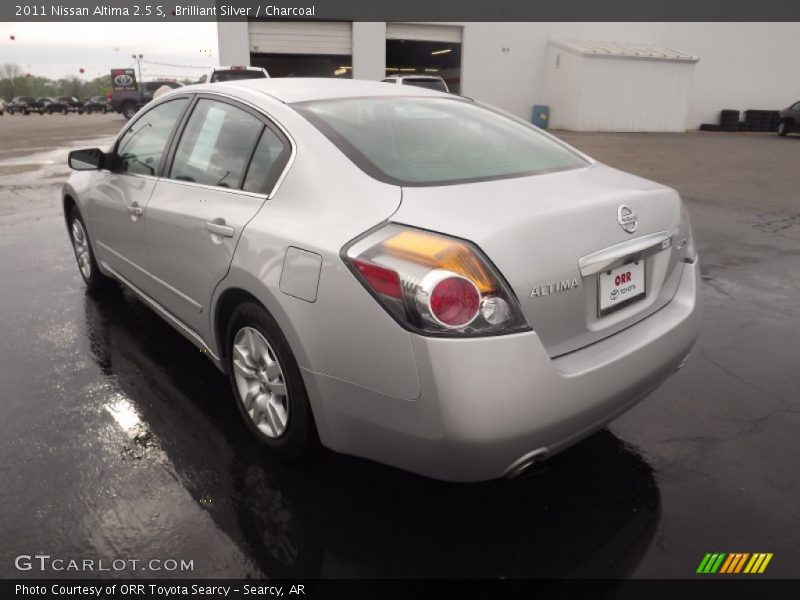 Brilliant Silver / Charcoal 2011 Nissan Altima 2.5 S