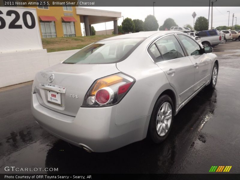 Brilliant Silver / Charcoal 2011 Nissan Altima 2.5 S