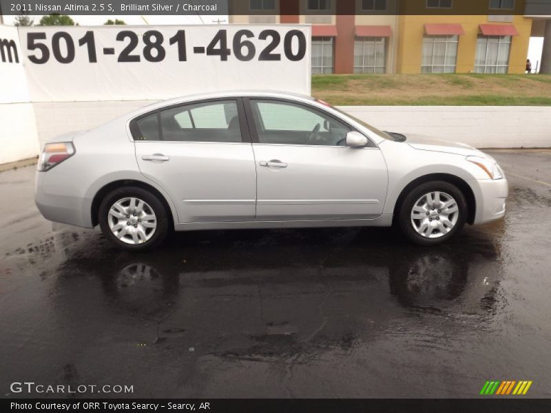 Brilliant Silver / Charcoal 2011 Nissan Altima 2.5 S