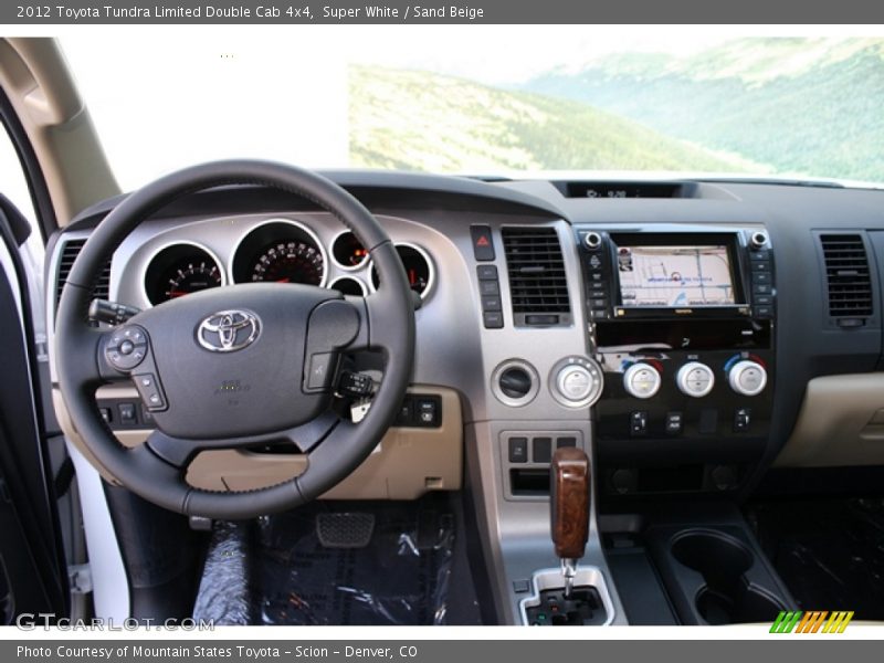 Super White / Sand Beige 2012 Toyota Tundra Limited Double Cab 4x4