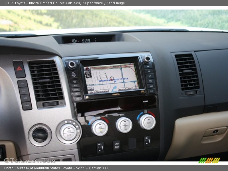 Super White / Sand Beige 2012 Toyota Tundra Limited Double Cab 4x4