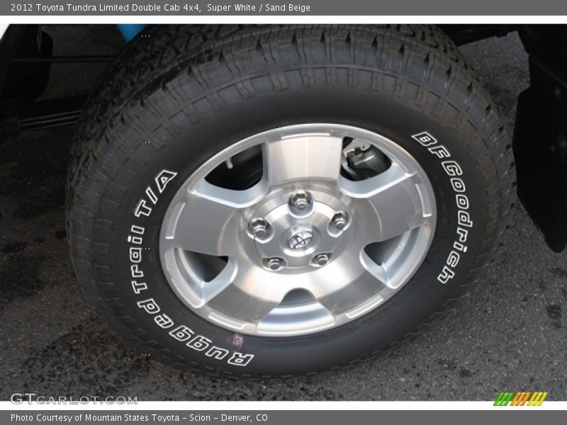 Super White / Sand Beige 2012 Toyota Tundra Limited Double Cab 4x4