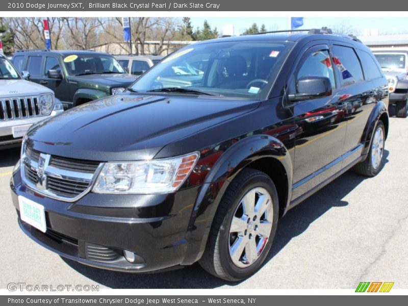 Brilliant Black Crystal Pearl / Dark Slate Gray 2010 Dodge Journey SXT