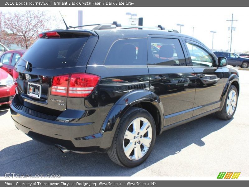 Brilliant Black Crystal Pearl / Dark Slate Gray 2010 Dodge Journey SXT