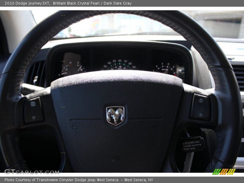 Brilliant Black Crystal Pearl / Dark Slate Gray 2010 Dodge Journey SXT