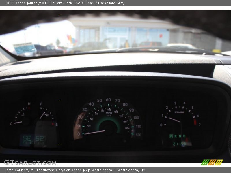 Brilliant Black Crystal Pearl / Dark Slate Gray 2010 Dodge Journey SXT