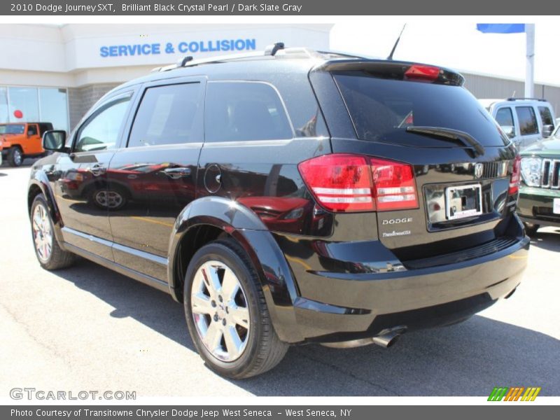 Brilliant Black Crystal Pearl / Dark Slate Gray 2010 Dodge Journey SXT